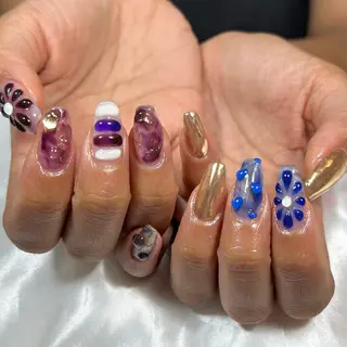 ネイル shine'an fuka🌿🫧のネイルデザイン