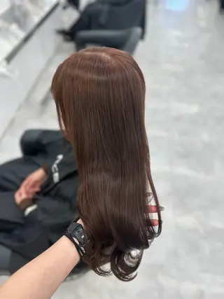 カラー 透ける透明感カラー 🎀anju/渋谷のヘアスタイル