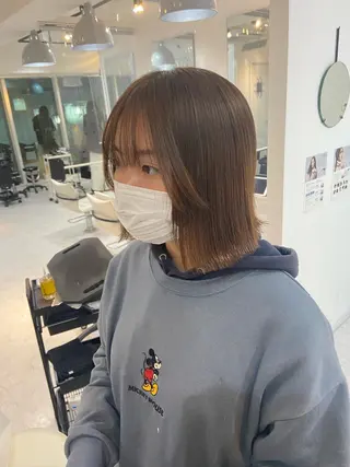 ミディアム 透明感カラー／メンズ 特化kazumaのヘアスタイル