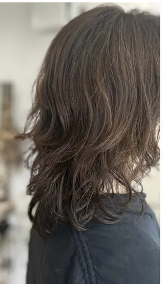 ミディアム パーマ GAGA D  Ash所属・GAGA D Ashのヘアスタイル