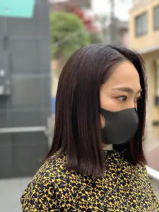 セミロング ヘアアレンジ BRAIDS💎愛子 大人ハイライト💎のヘアスタイル