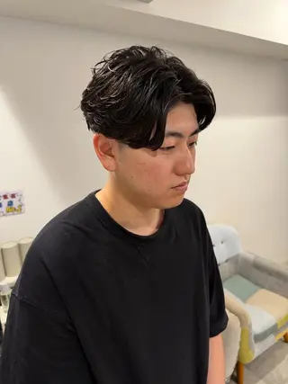 メンズ メンズカット/シャ ドウパーマ/KOBAのヘアスタイル