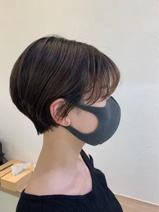 ショート 艶質改善/縮毛矯正 ササキナツミのヘアスタイル