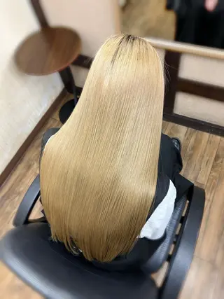 ロング みやたゆうき 髪質改善講師のヘアスタイル