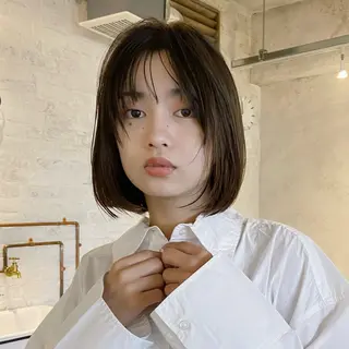 ミディアム カラー riffdesign labo帝塚山/竹井のヘアスタイル