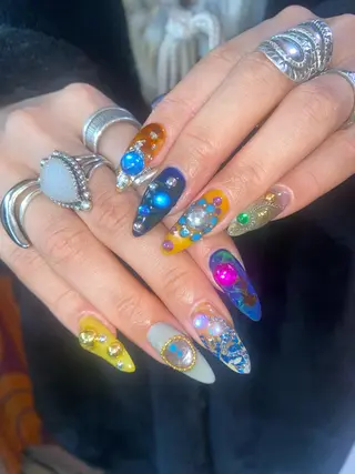 ネイル .unff所属・hana (..)個 性派/メンズネイル◎のネイルデザイン