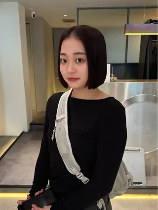 ショート カラー Qin shaire salon 原宿所属・🌿パーマ/ボブ/ レイヤー/Mikiのヘアスタイル