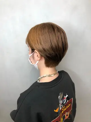 ショート 中嶋 彩乃のヘアスタイル