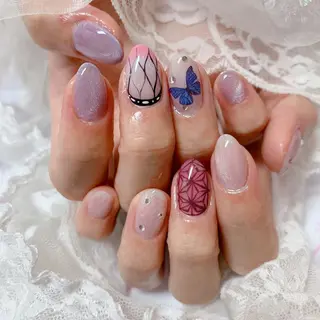 ネイル La neige* yuki 🥯🍑のネイルデザイン