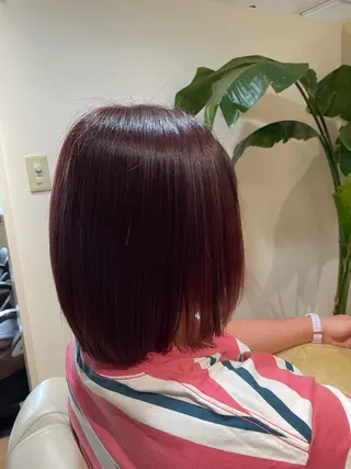 ミディアム カラー 喫茶と美容室 茶の間所属・ASUKA ＊のヘアスタイル