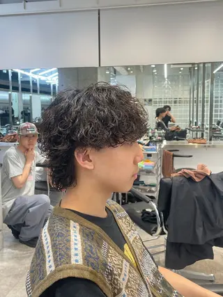 ショート パーマ 【fifth】上條 巧真のヘアスタイル