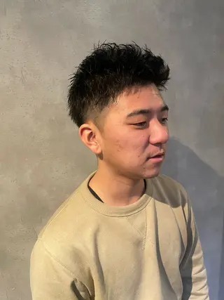 メンズ フリーランスシェアサロンルレイル所属・心斎橋/メンズ /ルレイル/地形真希のヘアスタイル