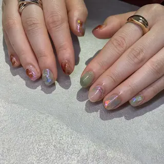 ネイル Amber21.所属・Nagahama Akariのネイルデザイン