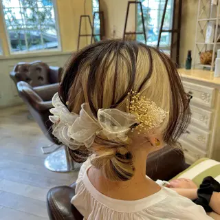 ロング ヘアアレンジ BioTop atora所属・🐾🐈Shiho 🐈‍⬛🐾/暖色のヘアスタイル