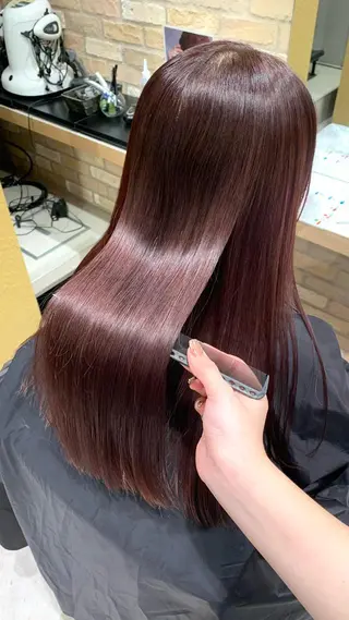 ロング カラー 【髪質改善】 優菜のヘアスタイル