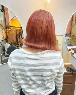 ミディアム カラー パーマ ヘアアレンジ メンズ キッズ ネイル マツエク・マツパ アイブロウ chapter問屋町 💘小室明華のヘアスタイル