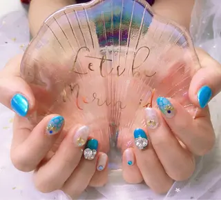 カラー ネイル Q Free nailsのネイルデザイン