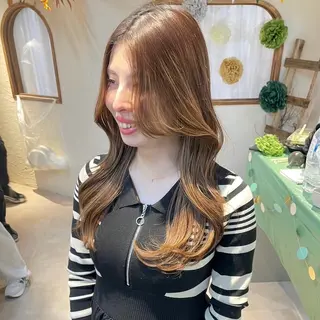 ロング カラー tidasmile /カラー/カットのヘアスタイル