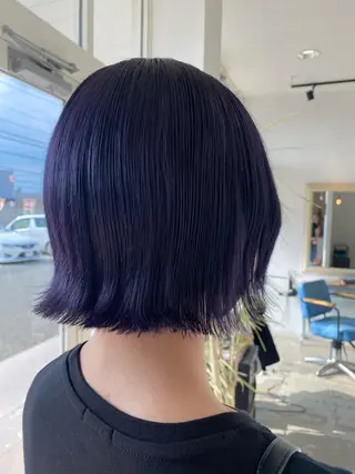ショート カラー 丸山 純奈のヘアスタイル
