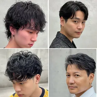 ミディアム カラー パーマ メンズ 🔮メンズ縮毛矯正 メンズパーマ💎竹永のヘアスタイル