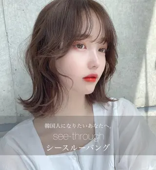 ショート カラー 🩵ハイトーン 美咲🩵のヘアスタイル