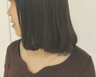 ミディアム カラー 竹内啓太 ボブのヘアスタイル