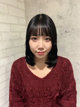 ミディアム カラー パーソナルカラー 診断🍀マリンのヘアスタイル