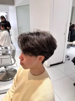 パーマ メンズ 米山 莉緒のヘアスタイル