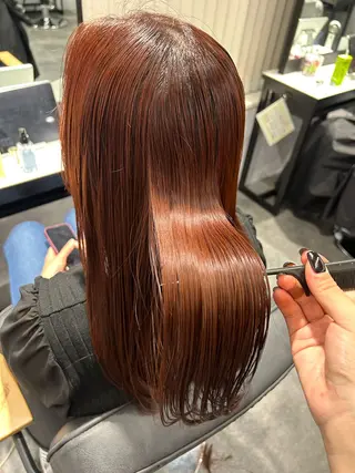 ロング プルエクステ/インナ ーカラー🦊はるなのヘアスタイル