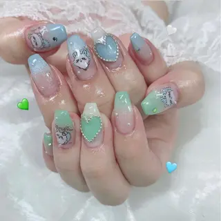 ネイル La neige* yuki 🥯🍑のネイルデザイン
