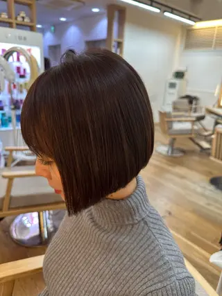 ショート ボブxショートボブ 葛西凌大のヘアスタイル