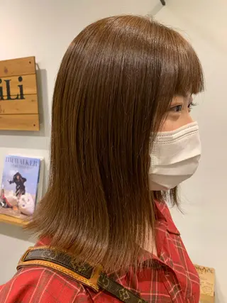 ミディアム rimi/ショート /透明感カラーのヘアスタイル