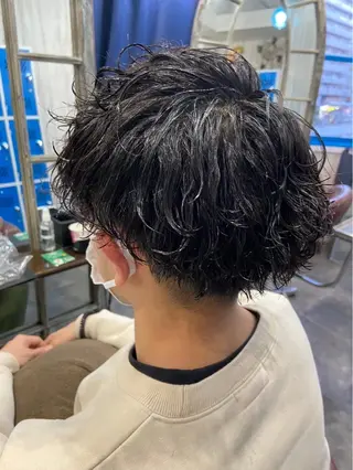 パーマ メンズ 🎀飯野 心咲のヘアスタイル