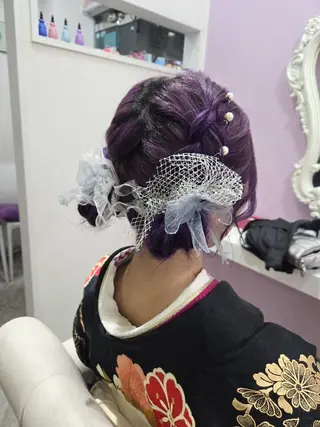 ミディアム ヘアアレンジ ナカシマ  アユミのヘアスタイル