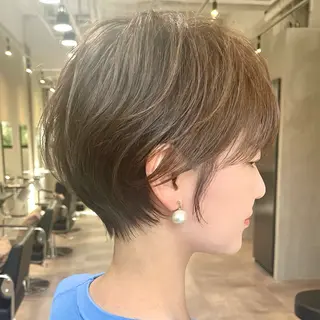 ショート カラー 無料ショートモデル 募集中/ユッティーのヘアスタイル