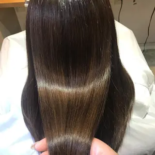 ロング カラー 髪質改善×矯正🫧 韓国ヘアasamiのヘアスタイル