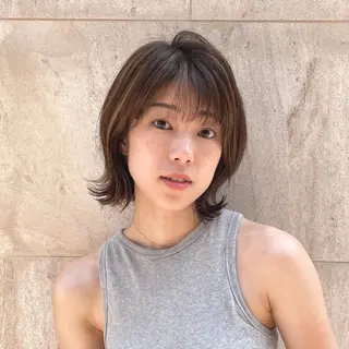 ミディアム カラー DX SHARE SALON所属・matka白髪ぼかし 大人ヘア/KEIKOのヘアスタイル