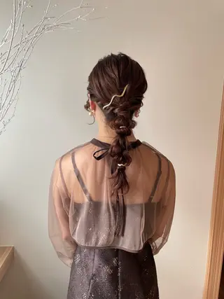 ロング ヘアアレンジ Osoko Hiyoriのヘアスタイル