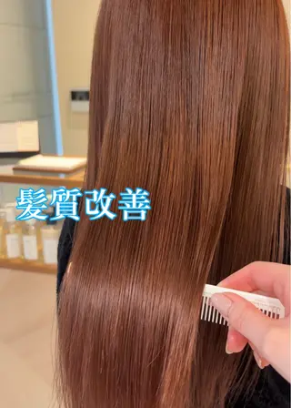 セミロング カラー CYAN.栄店所属・パーマ/髪質改善 【榎本千夏】のヘアスタイル