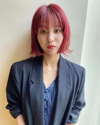 ショート ボブ ホノカのヘアスタイル