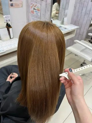 ロング 【髪質改善カラー】 あむ·. ⟡ 🖤のヘアスタイル