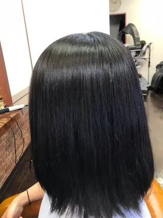 ミディアム パーマ 桧山 真のヘアスタイル