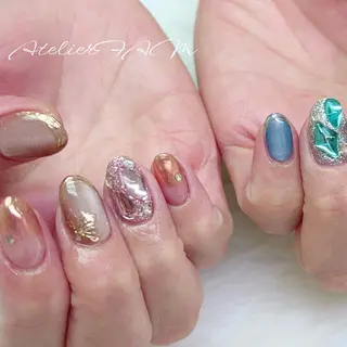 ネイル nail&eyelashsalon atelier fam上本町店所属・アトリエ FAMのネイルデザイン