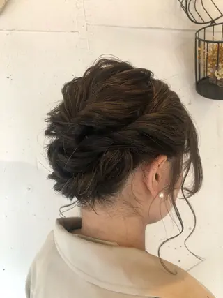 ヘアアレンジ ひろせ かなのヘアスタイル