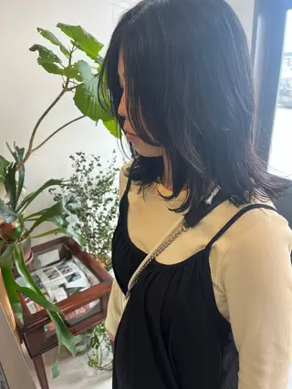 ミディアム 美容室LAND所属・濱口 真優のヘアスタイル