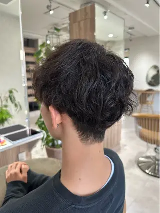 ショート パーマ メンズ 🎀似合わせカット/ ボブ/佐瀬千枝🎀のヘアスタイル