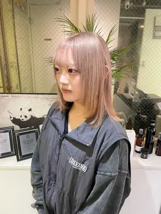 ミディアム 🦋プルエクステ ARISA🦋のヘアスタイル