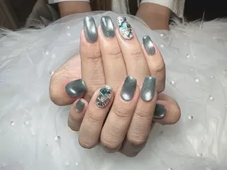 ネイル 【Eclat ｴｸﾗ】nail＆beauty所属・Eclat〔ｴｸﾗ〕 MOEKA𝜗𝜚*のネイルデザイン