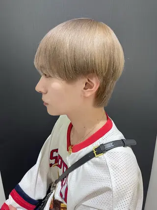 ショート メンズ 大阪韓国メンズ特化 LUNAのヘアスタイル