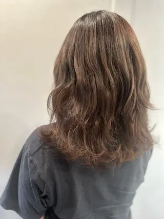 ミディアム カラー K Harukaのヘアスタイル
